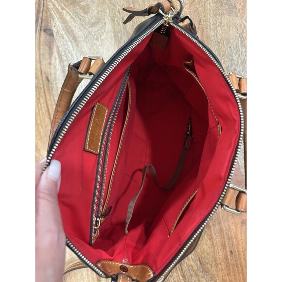 Dooney & Bourke Satchel Black Leather Crossbody Handbag - Picture 12 of 12